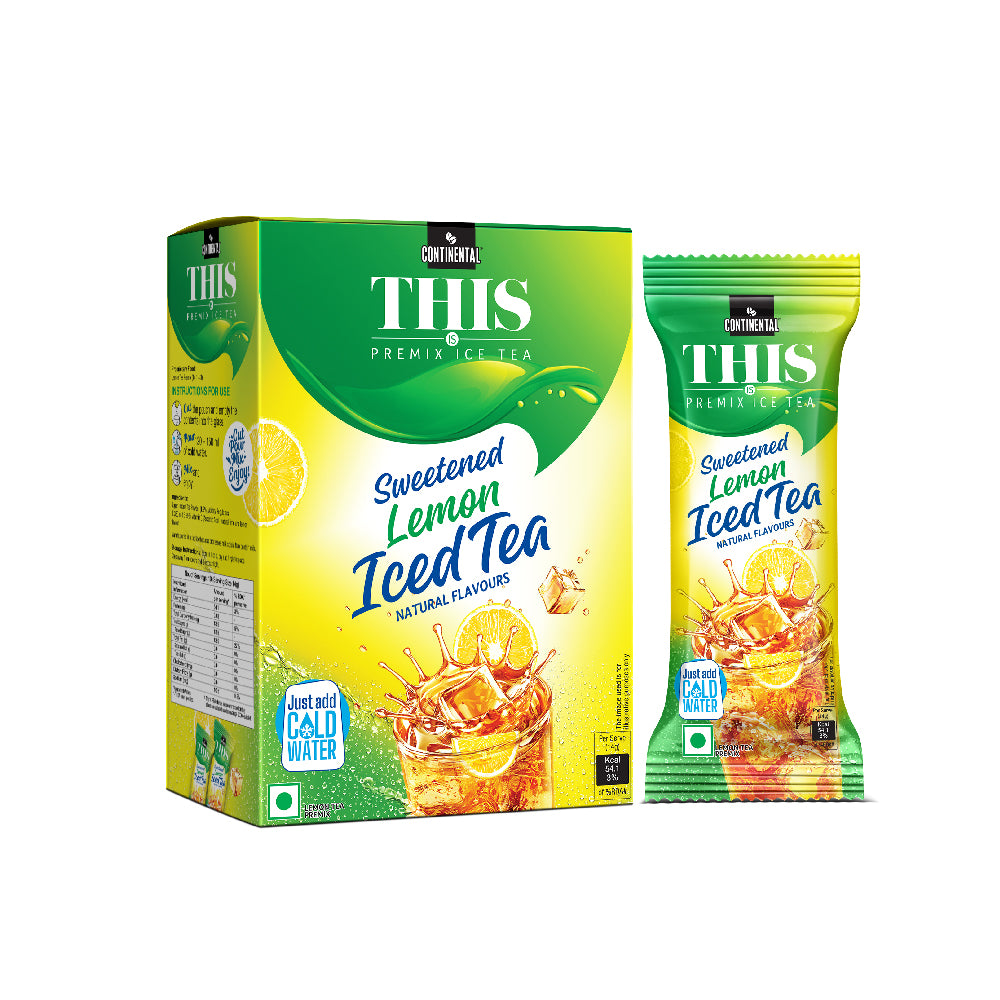 Continental THIS Lemon Iced Tea | Instant Ice Tea Powder Sachets | Ref ...